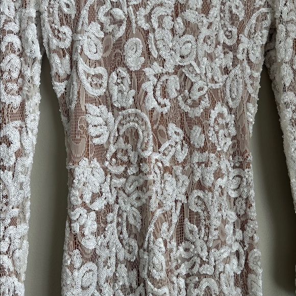 NADINE MERABI White Lace Jumpsuit - Picture 5 of 12